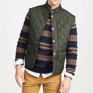 Men’s Barbour Green Vest in XL